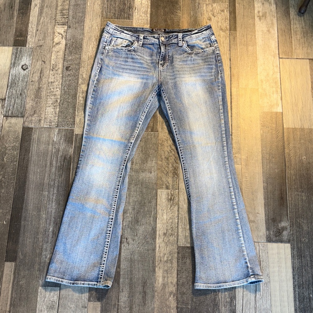Shyanne Light Blue Flare Jeans